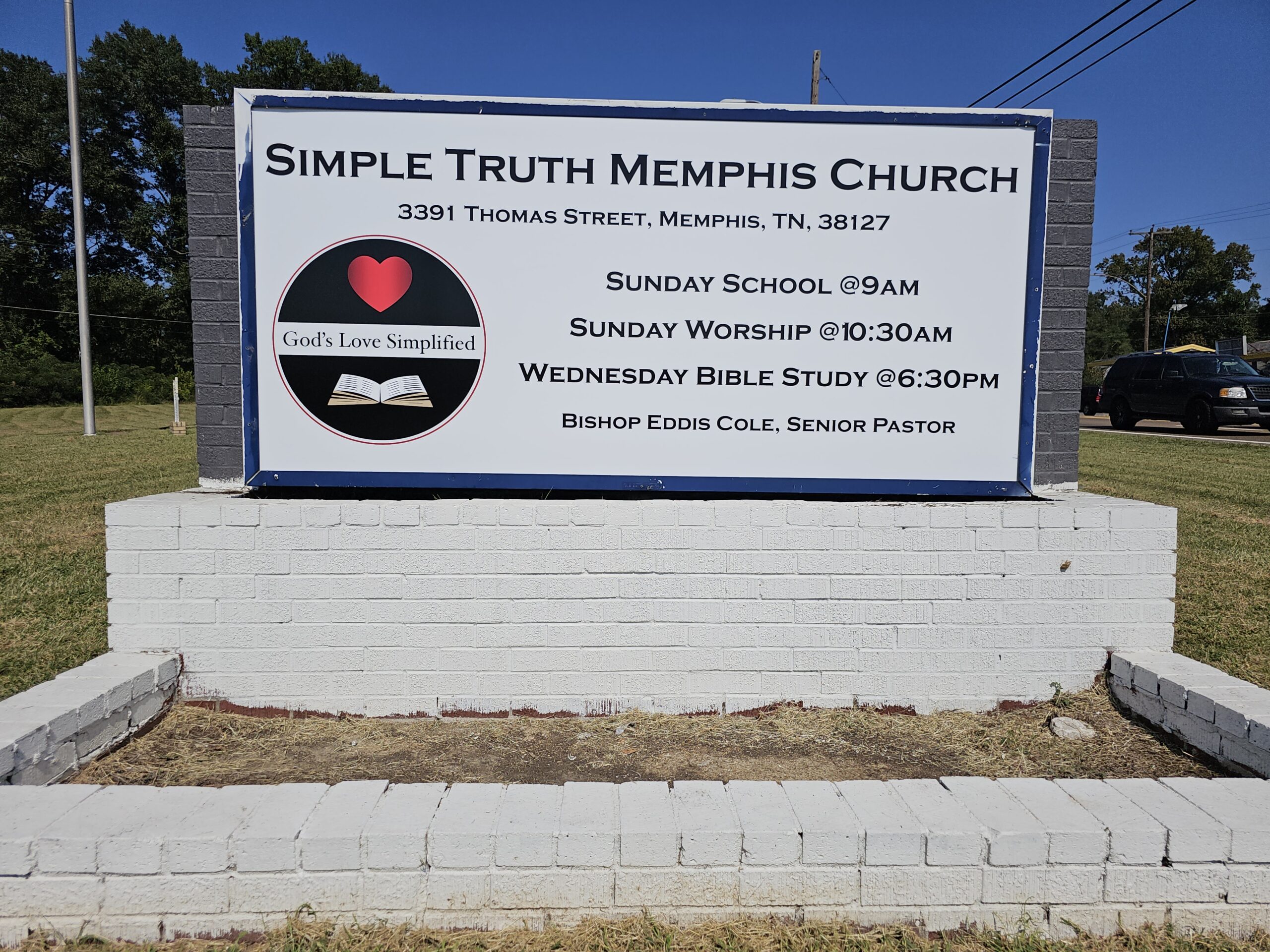 Church Monument Signs for SIMPLE TRUTH MEMPHIS CHURCH in Memphis
