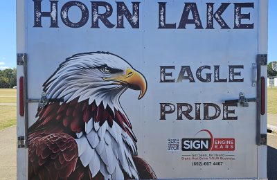 Custom Vehicle Wrap for HORN LAKE EAGLE PRIDE by Sign Engine Ears
