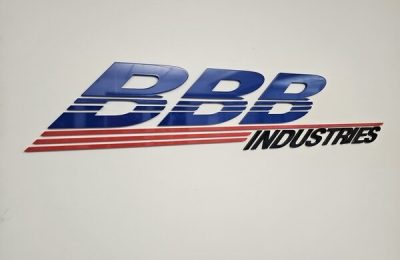 Dimensional Letter Lobby Signage for BBB INDUSTRIES