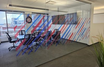 Memphis window graphics for Offices Indoors