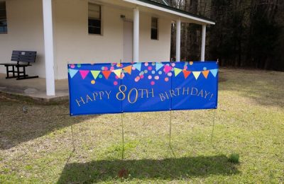 Personalized Birthday Party Banners in Memphis
