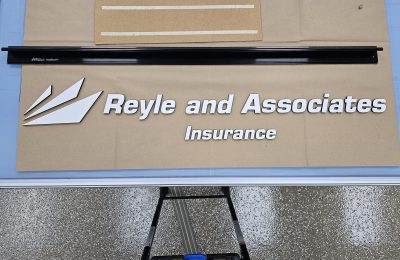 Reyle and Associates Insurance Custom Lobby Signs for office in Memphis